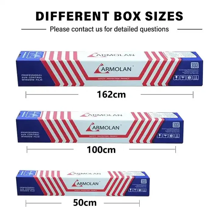 1.52*30M Self-Adhesive Easy Removable  Armolan 100% Ceramic 2Ply Window Tint Film Tint Film UV Protection Car Glass Film