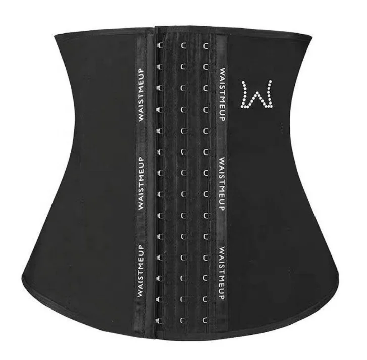 #314 High quality natural latex ladies sport belt training belt female corset shaper girdle Latex waist trainer