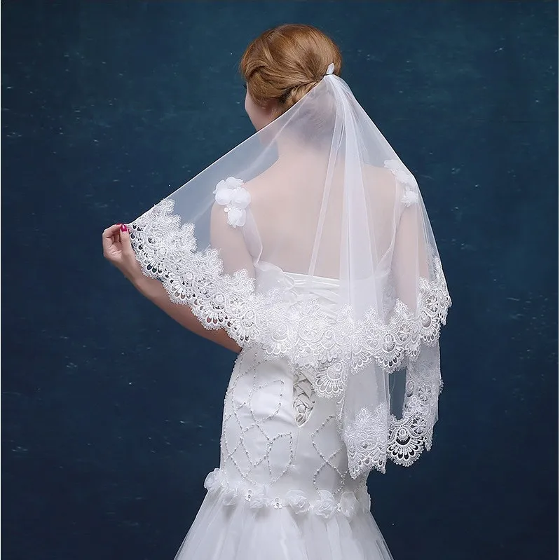 ROMANTIC Fashion Elegant Women Wedding Bridal Veil Soft Tulle Wedding Veil