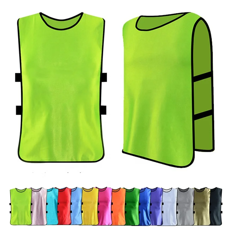 Supply Best Price Custom Training basketball football Vests Sports Mesh Pennies Blank Training Soccer Vest football bibs