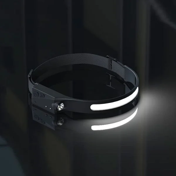 Головной фонарь с датчиком COB USB