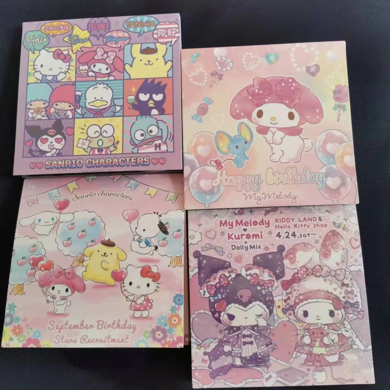 kawaii decorative stickers notebook creative wholesale cheap price cute kitty sticker anime cartoon sticker notebook