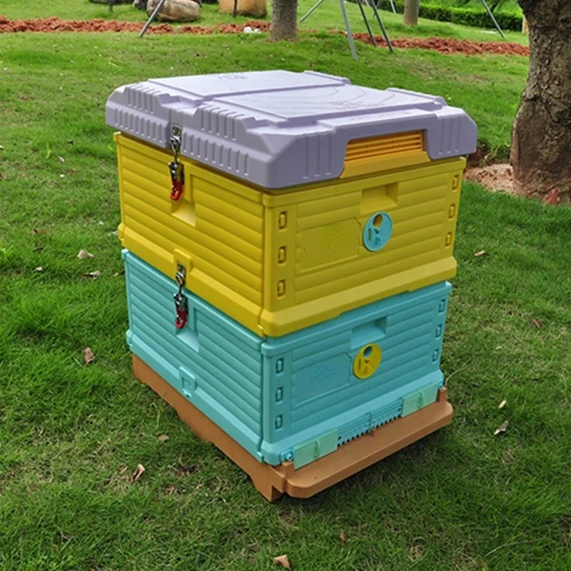Wholesale  price 3 layers Langstroth Beehive Thermo Box for Bee Plastic Beehive