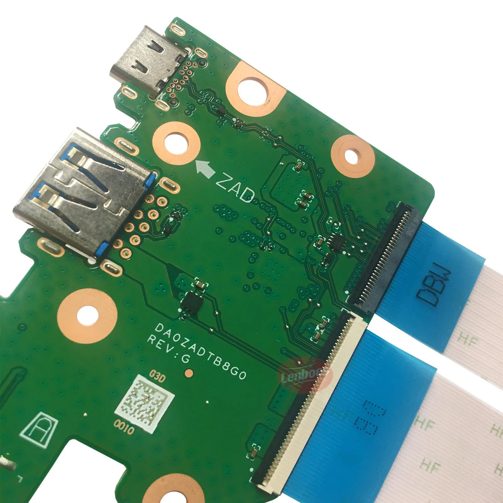 55.HBRN7.001 Daughter Board w/ Cable USB Power Board for Acer Chromebook Spin 311 R721T Laptop USB Board w/ Volume Switch