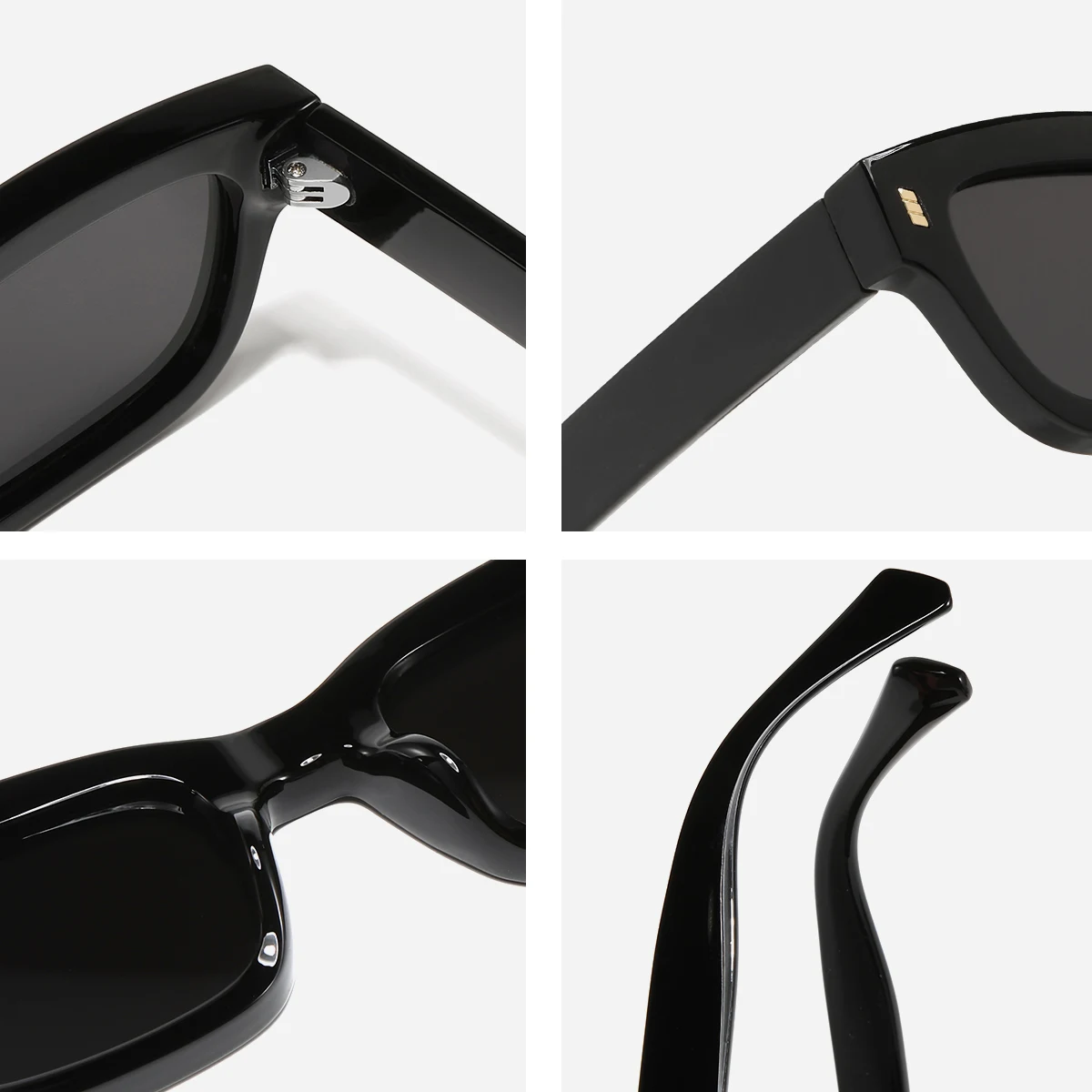 New arrival Square Sunglasses Rectangle Retro Brand Design Luxury Sunglasses frame Fashion Women PC Sun Glasses Shade for women