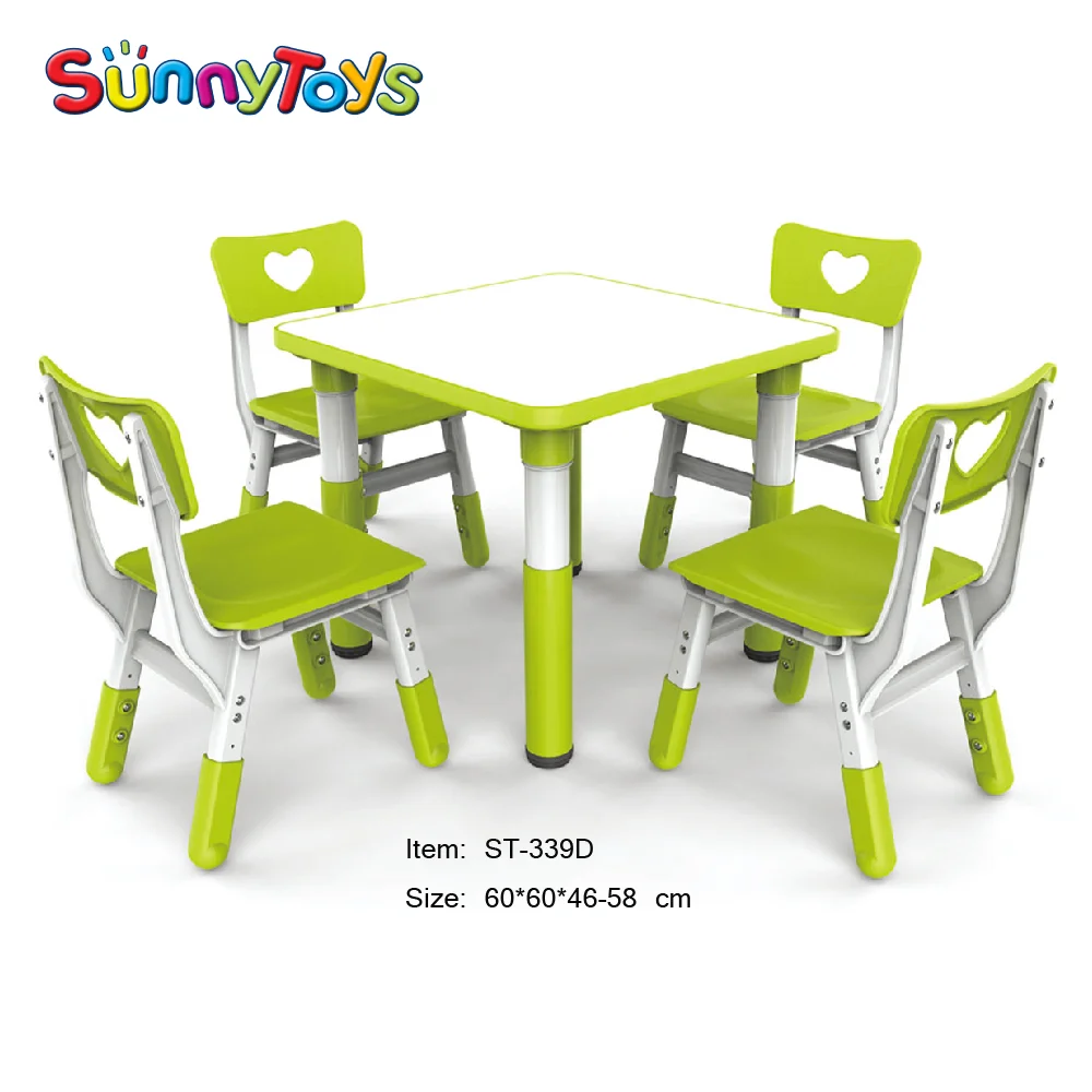 Nursery School Furniture Kids Study Table and Chair Set