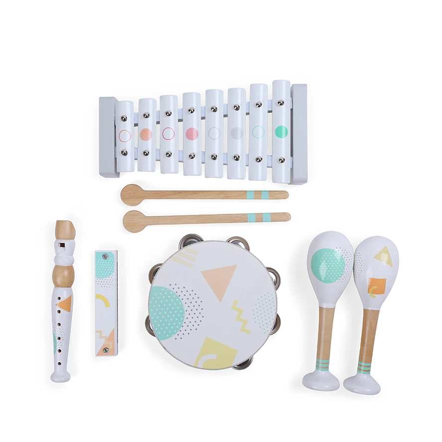 Montessori Toys Educational Toys Musical Wooden Music Set Toy with Multiple Tools for Toddler