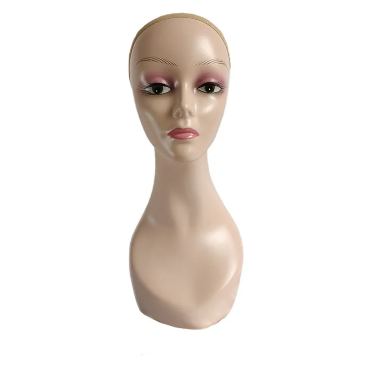 Wholesale New Arrival Pvc Half Shoulder Mannequin Head