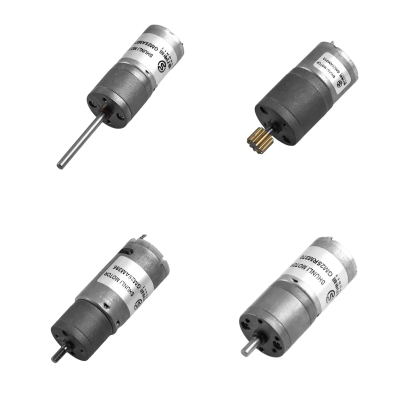 JGA25-370 Mini Motor DC 12 Volt 3V 6V 24V High Torque Low Speed Reversed Electric Motor Reduction Engine 12v Gear Motor