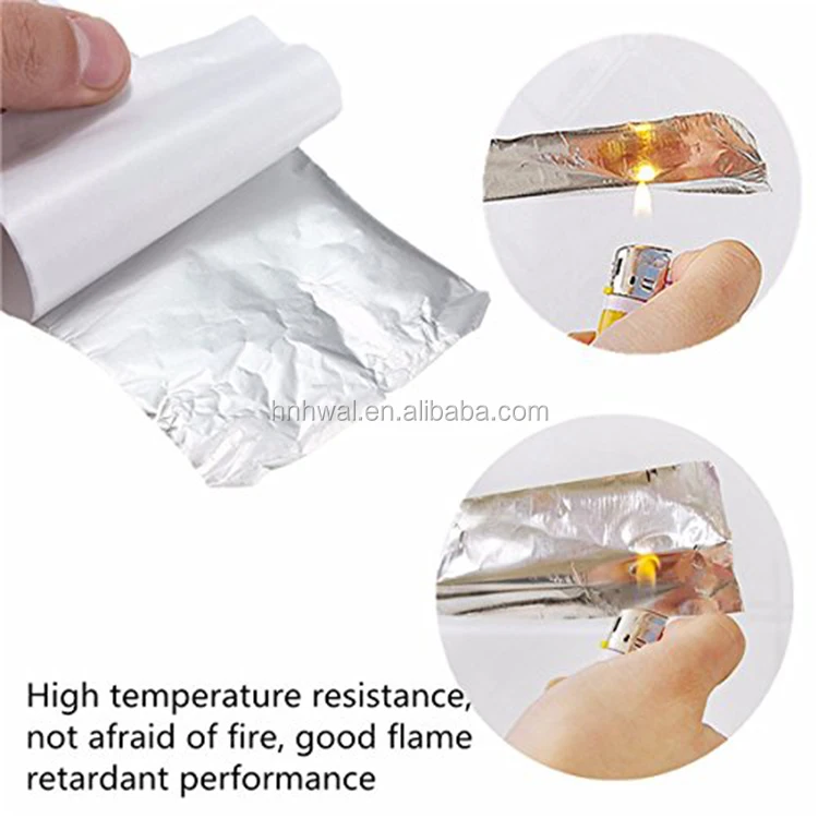 newest price wholesale silver waterproof fireproof heat resistant self adhesive aluminum foil tape for masking roof duct sealing