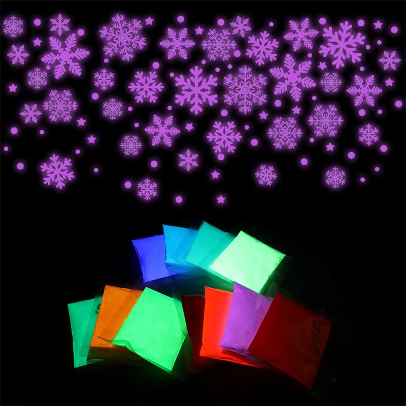 Glow in dark curtains photoluminescent pigment glow powder luminous stair nosing