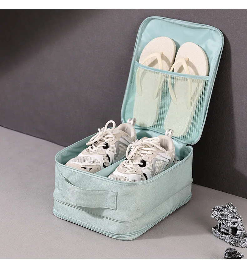 Wholesale Organizer Shoe Set Bag Waterproof Storage Shoe Bag With Zipper Portable Lager Capacity Shoes Dust Bags For Travel