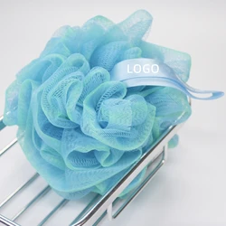 Eco Friendly Bath Shower Loofahs Sponge Exfoliating Body Scrubber 60G Pouf Bath Sponges