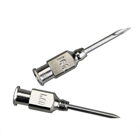 Иглы для подкожных инъекций ветеринарный шприц иглы из нержавеющей стали ветеринарное инъекция вакцины повторно инжектор