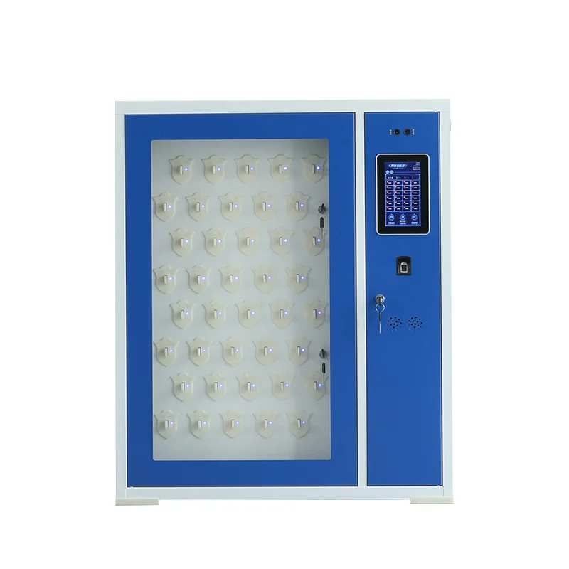 100 slots RFID smart car key cabinet fingerprint recognition system key locker