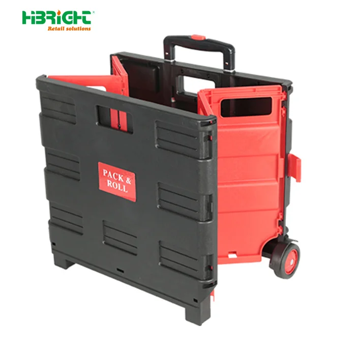 plastic foldable cart, Plastic foldable shopping cart, foldable luggage cart