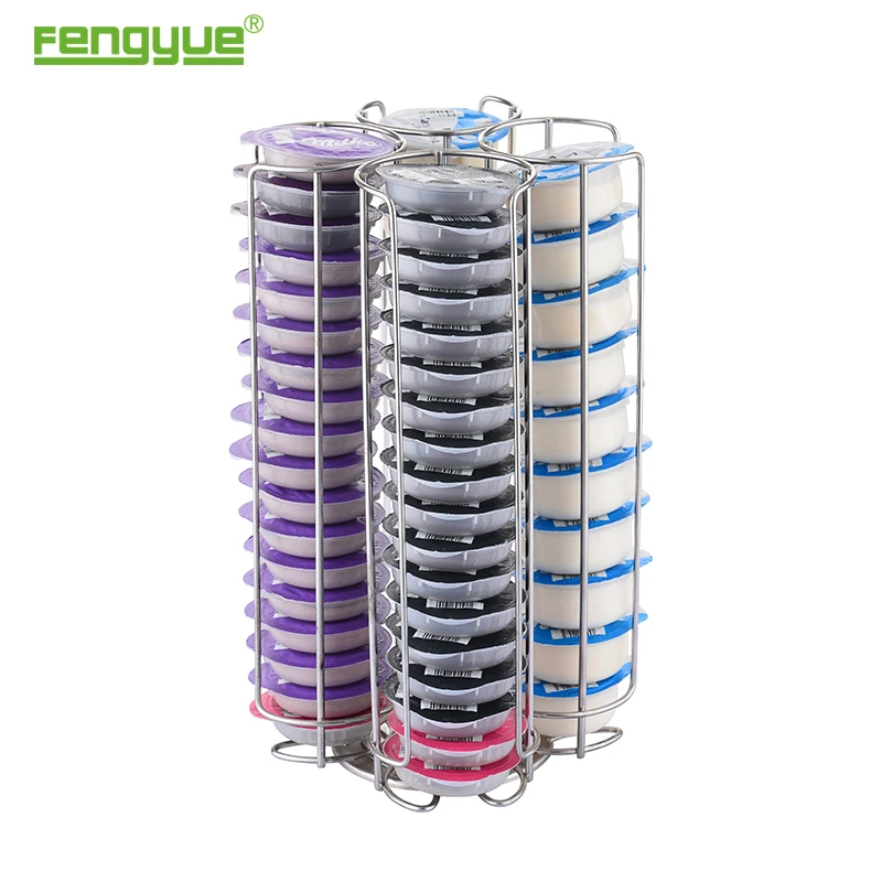 72 шт. из нержавеющей стали Tassimo кофе капсула стойки