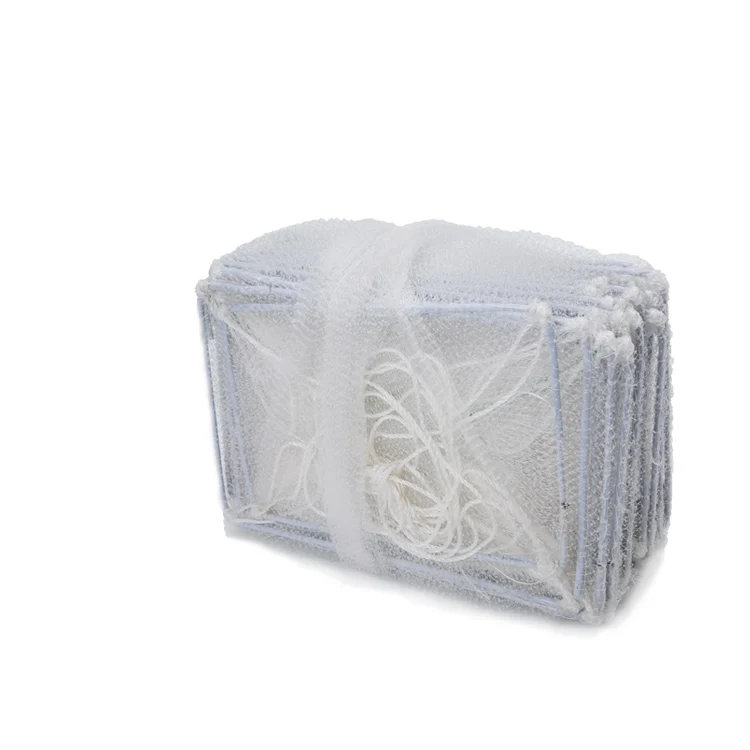 Long Folding Net Live Crayfish Crab Lobster Nylon Monofilament Bait Fishing Net Trap