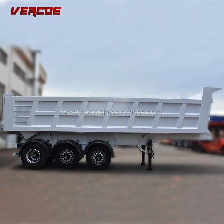 Factory Direct Heavy Duty U-Shape 3 4 Axles Semi-Trailer Tipper Dump Truck Trailers Competitive Prices for Sale