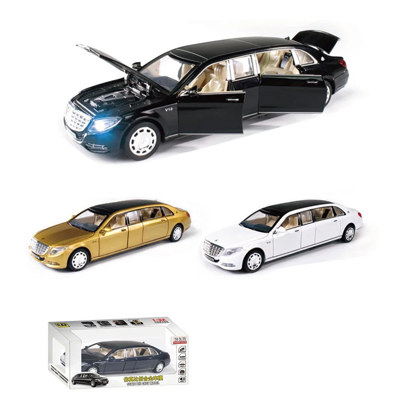 Alloy car model 1:32 simulation car model 6 door opening with sound and light running boy die cast toy