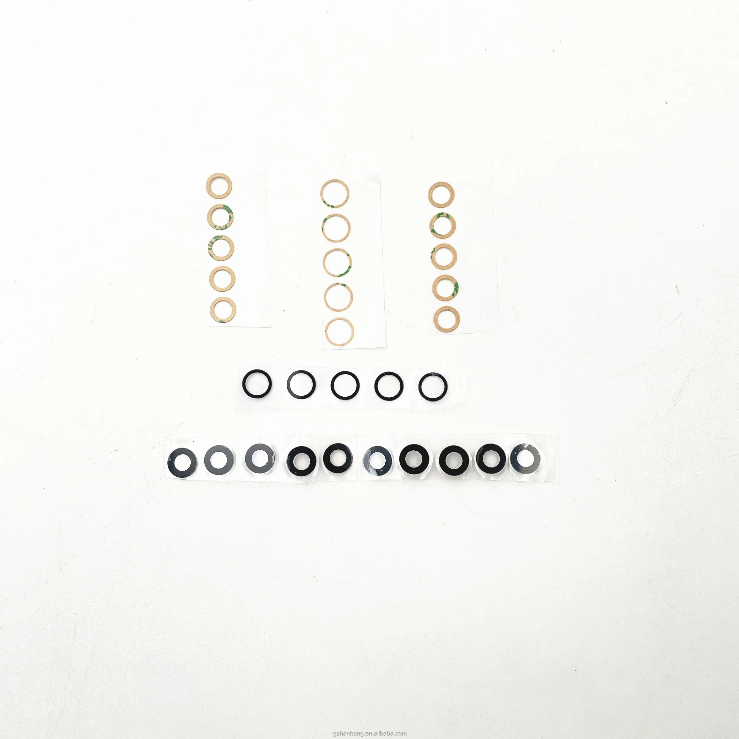 For iPhone x xs MAX OEM Original Back Rear Camera Lens Glass Replacement with sticker adhesive 2pcs/set