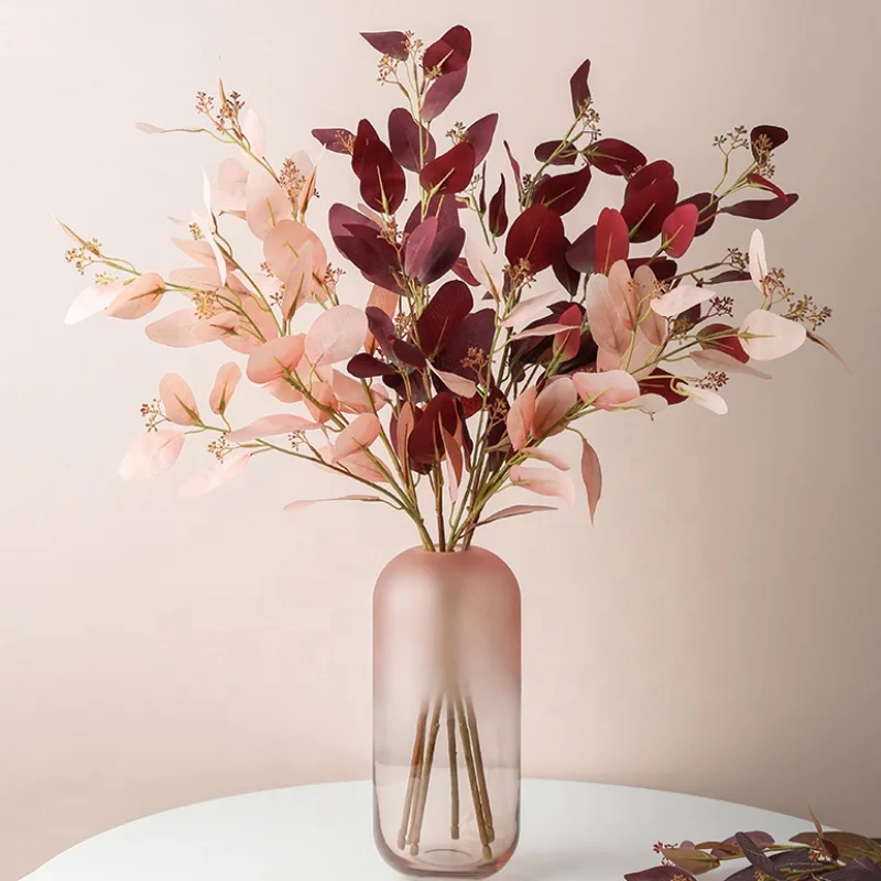 Artificial Plants 50pcs/lot Artificial Leaves Flowers Green Plant Living Room Bedroom Decorations Ornaments