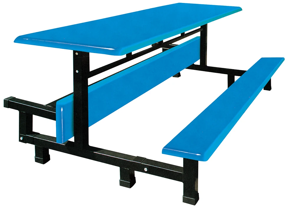 High quality fiber glass  canteen furniture canteen table and chair extendable dining table