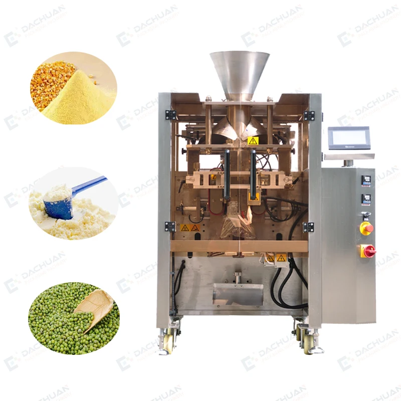 Automatic vertical packing equipment food powder salt/sugar sachet and cat food packing machine