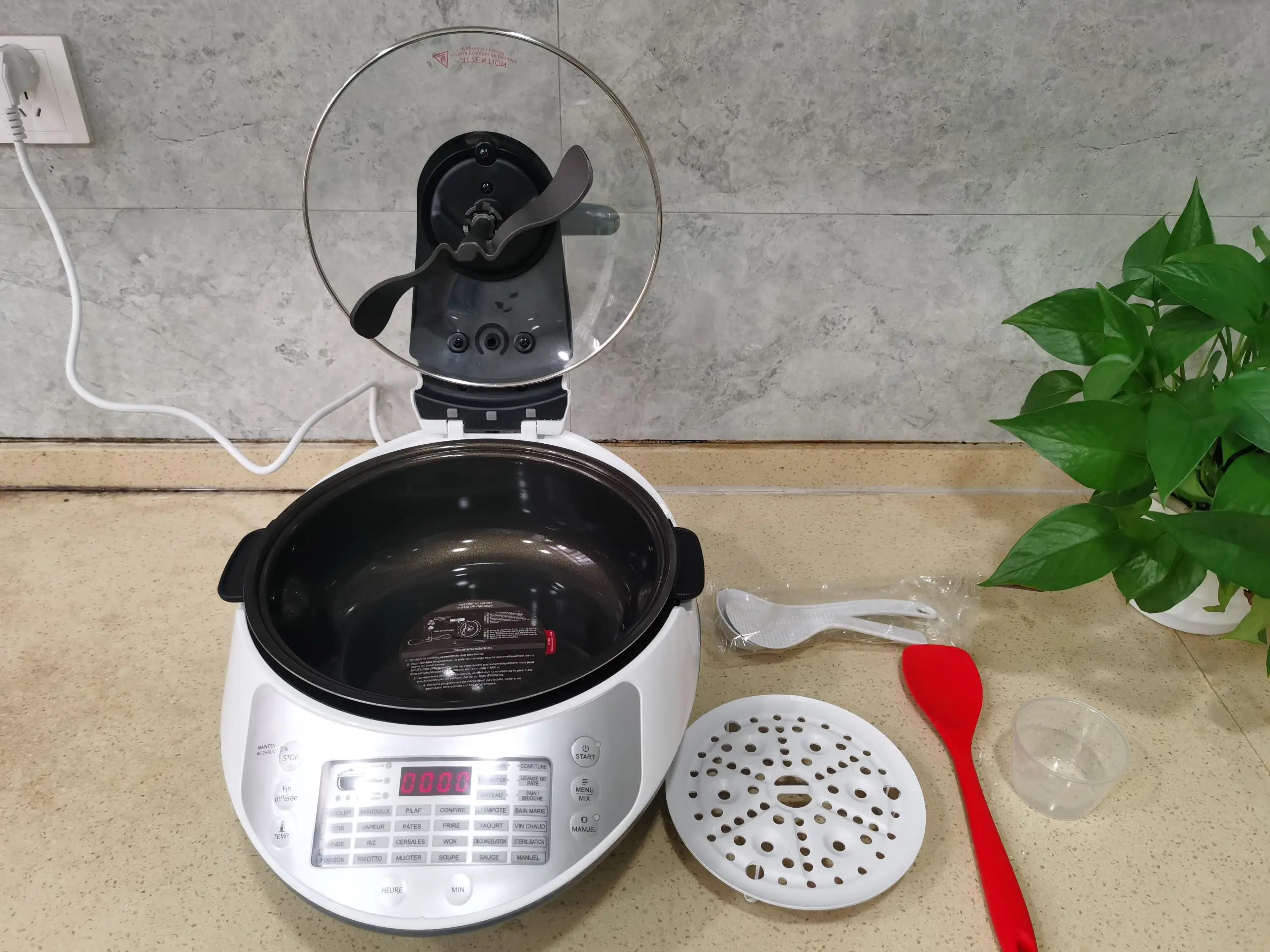2023 Newest Factory Direct 5L Automatic  Intelligent Cooking Robot Lazy Helper Touch Screen Cooking Machine