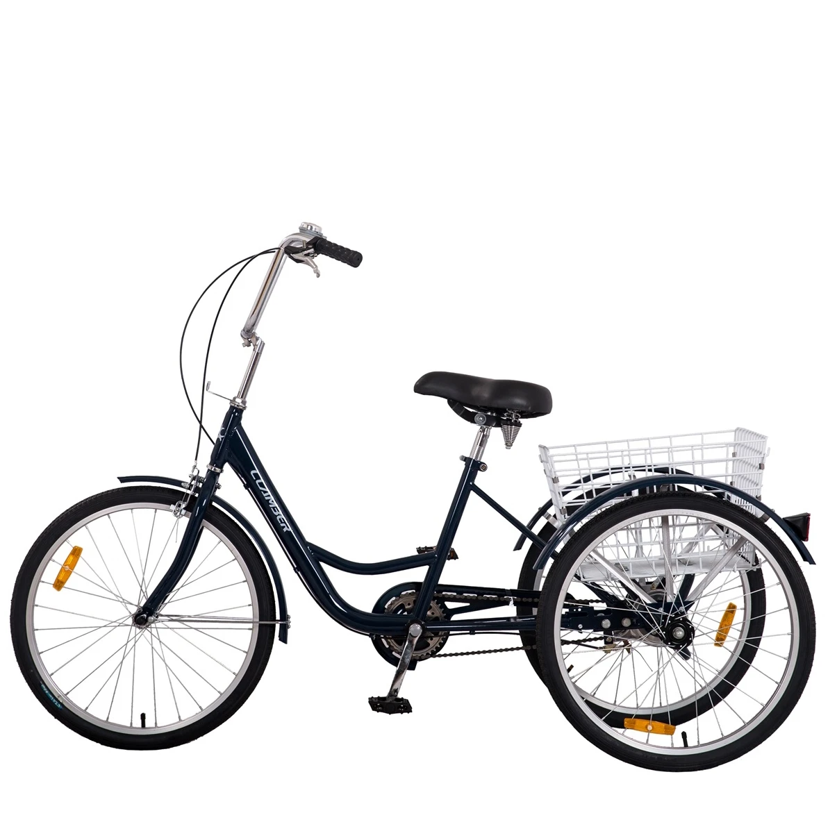 2021 Reverse Cargo Trike Bicycle Adult Three Wheel Cargo Family Drift Trike