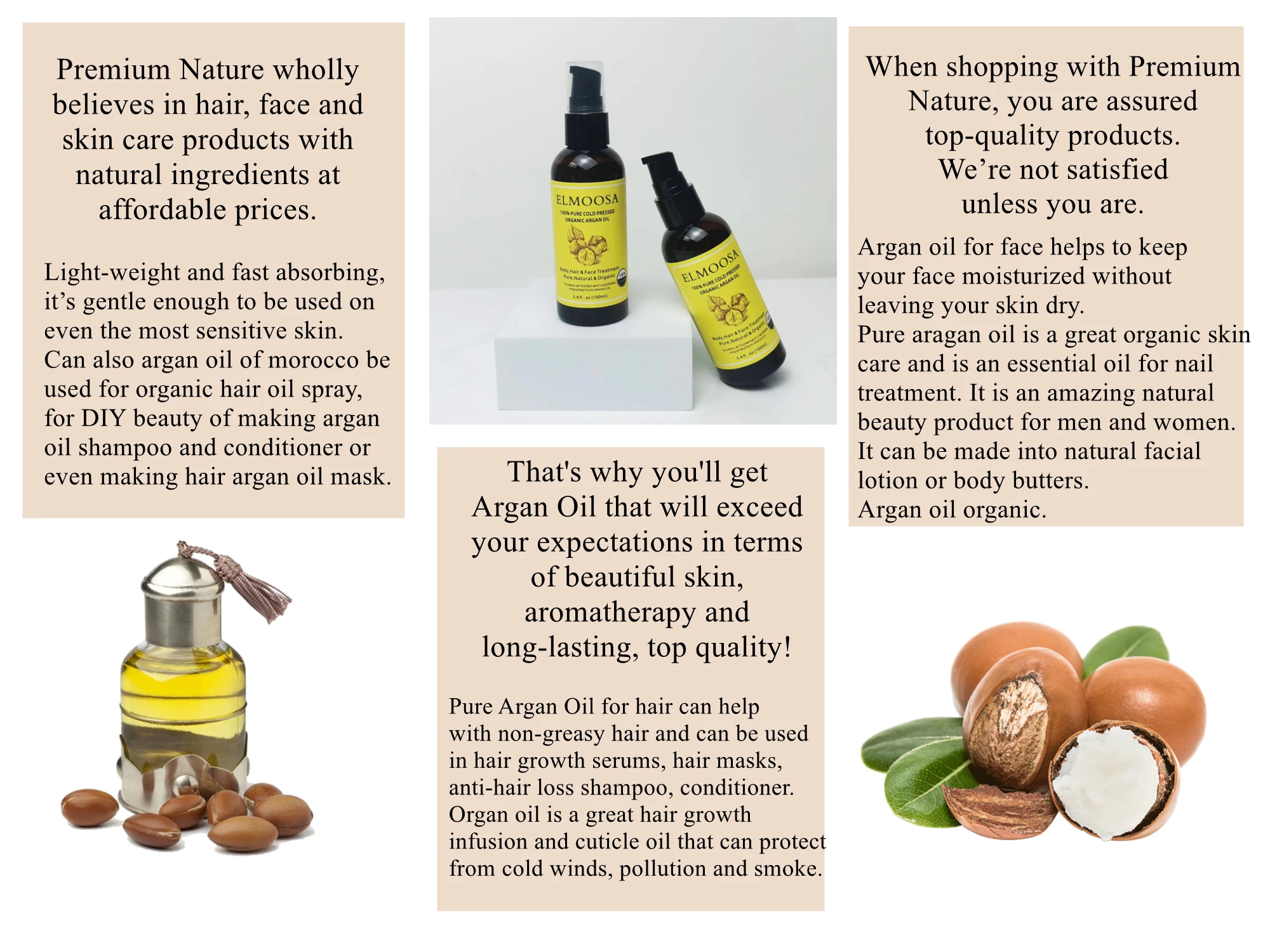 Moroccan Argan Body Oil Massage Meridian Scraping Oil 100 Ml Skin Care Product Moisturizing Yellow Shade Characteristic Flavor