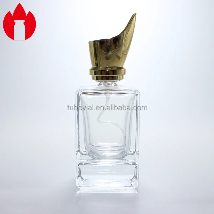 50ml Empty Clear Cosmetic Perfume Glass Bottle Vial with Pump Sprayer