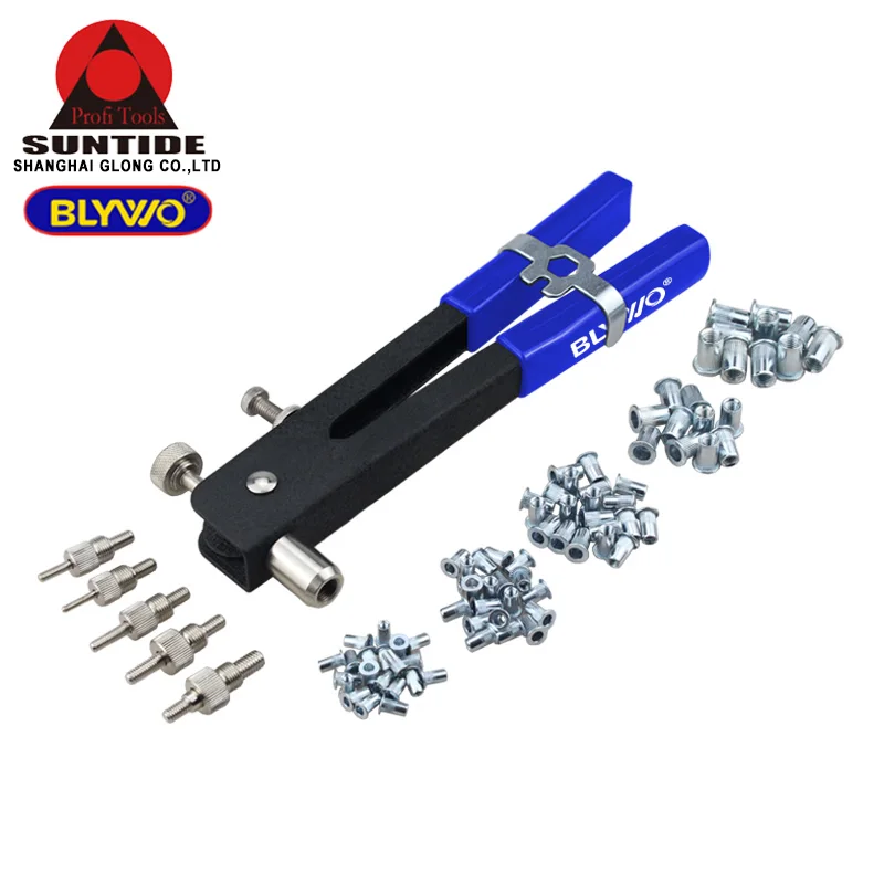 Rivet manual double willow nail home core pulling gun industrial-grade stainless steel pull nail grab artifact