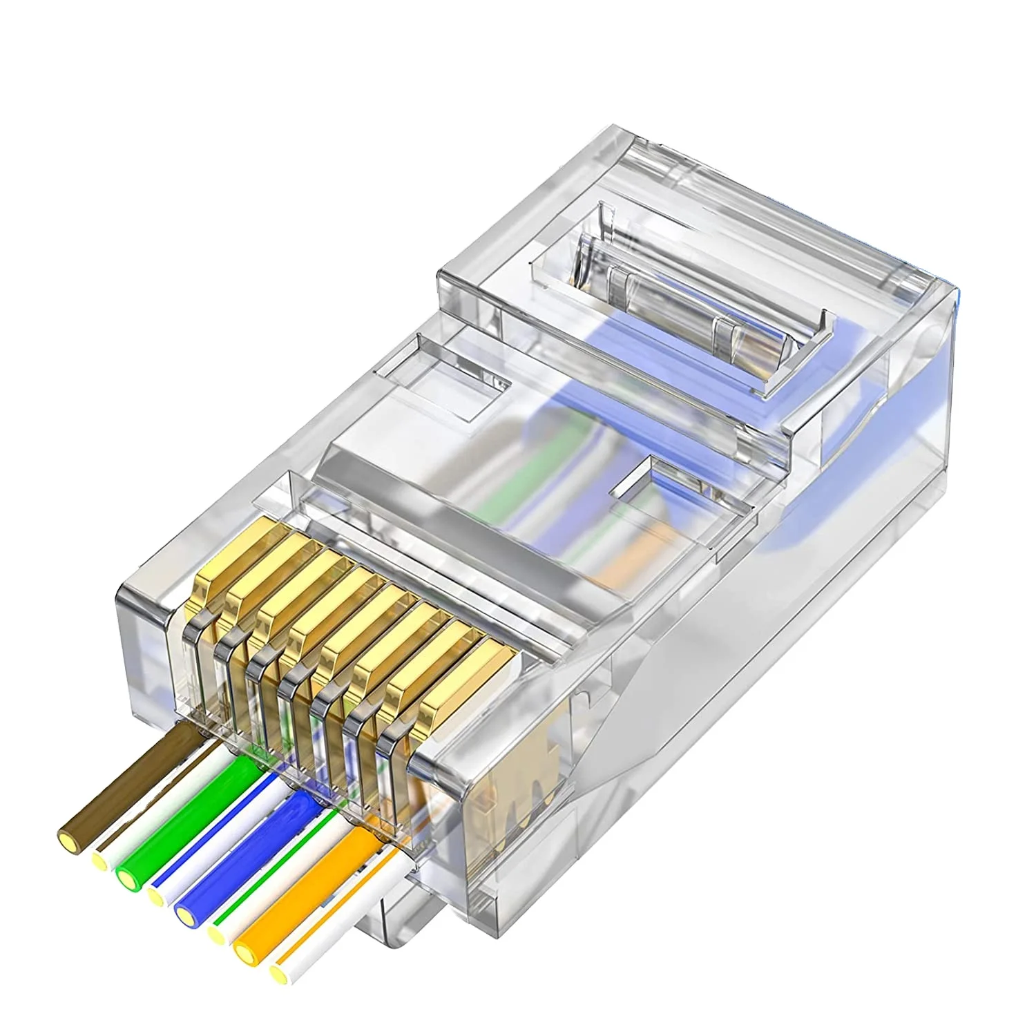8P8C Protect Cat5 Cat6 Rj45 Modular Plug Cover Pvc Rj45 Conector
