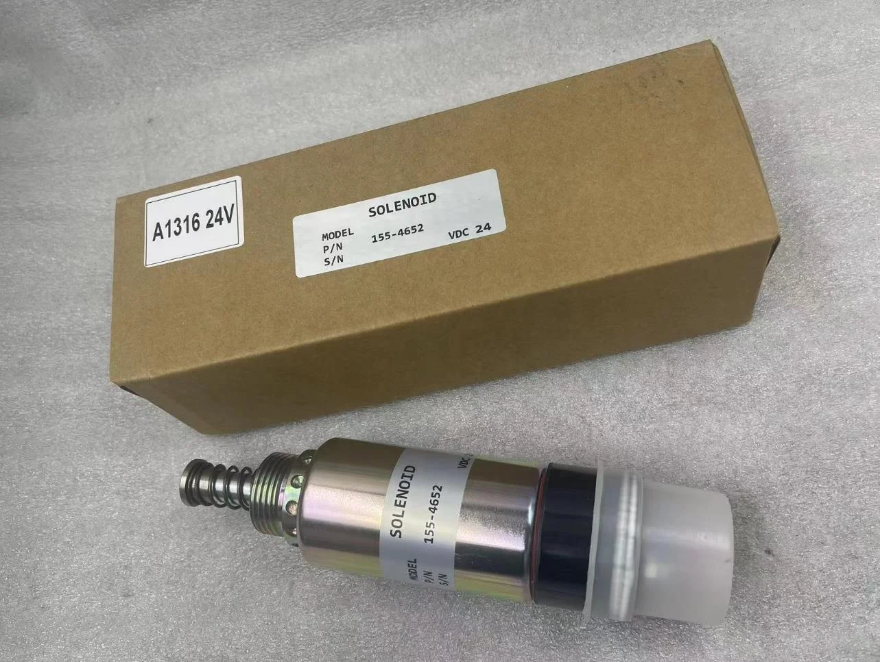 Carter E325B Excavator Shut-off Solenoid Valve 155-4652 Fuel Cut-off Solenoid Valve Assembly