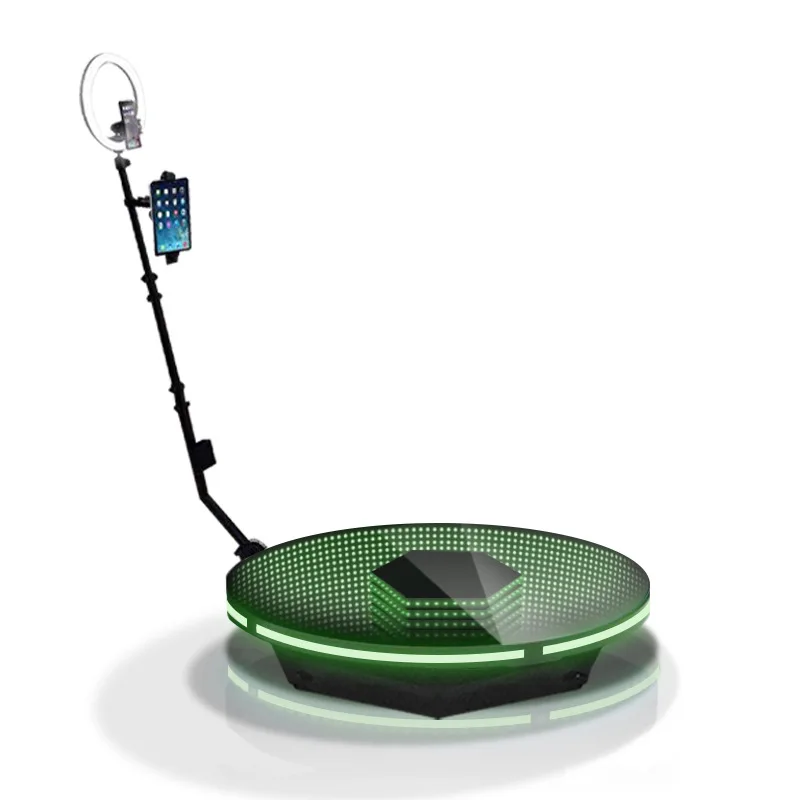 Chestnuter Social Media 360 Degree Photo Booth Automatic Spin Platform Portable Photo Booth For Clubs