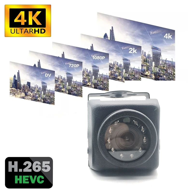 Водонепроницаемая мини-камера ночного видения, 2160P, 4K, 4 МП, 5 МП, 3 Мп, IP66, с ИК-подсветкой, 940 нм