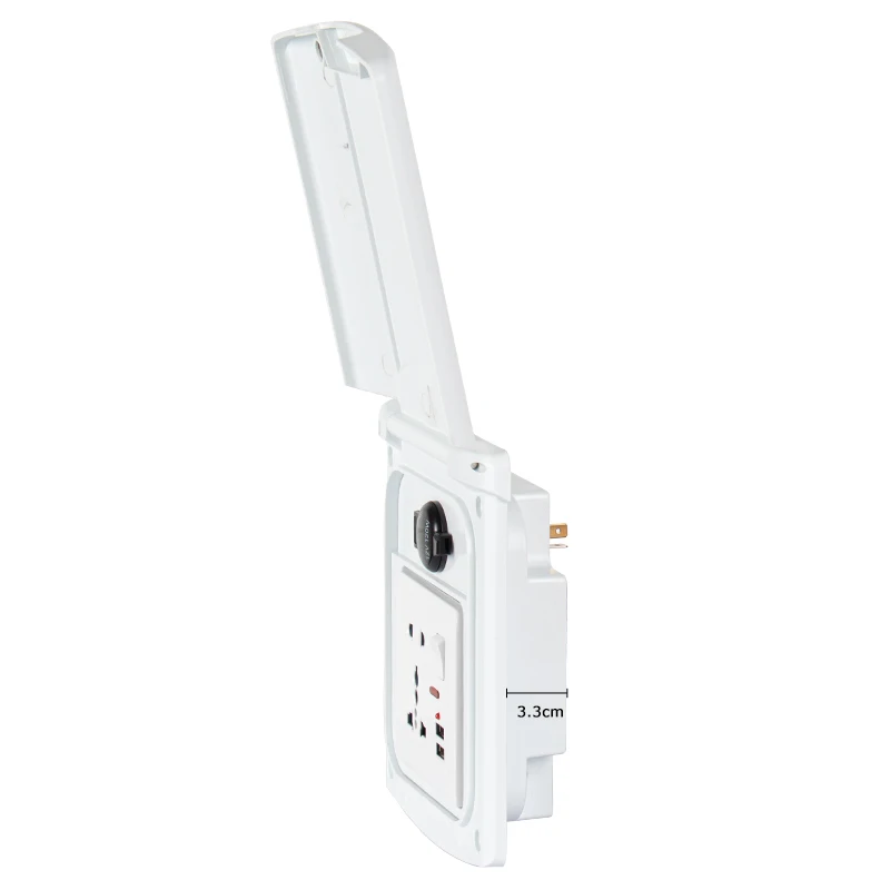 Caravan accessories RV power socket outlet hatch waterproof cover