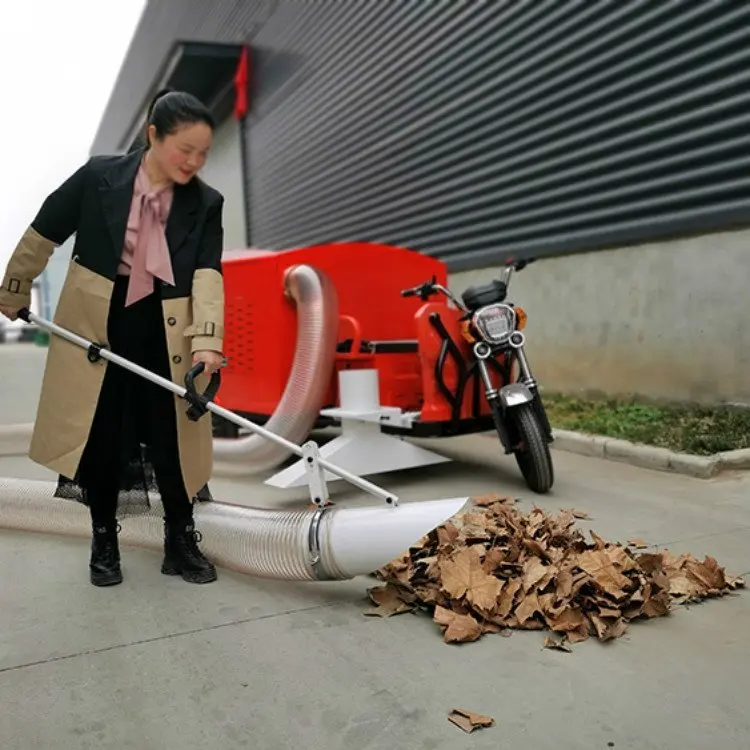 park road cleaning sweeper vacuum leaf cleaner electric parking lot sweepers