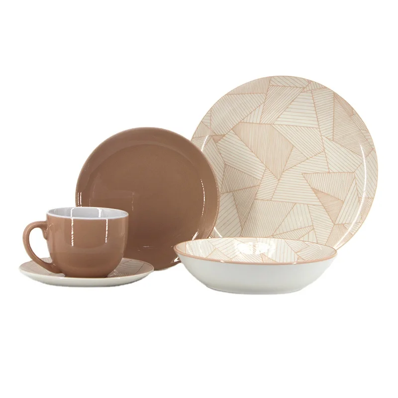 Factory Direct Sales Dining Plates Ceramic Dinnerware Set Wedding Plates Dinnerware Sets Chinaware Dinnerware Set