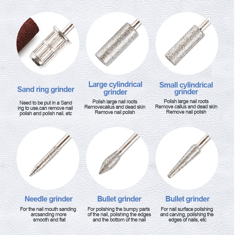 30000 Rpm Electric Nail Drill File Machine Fungus On The Nails Device