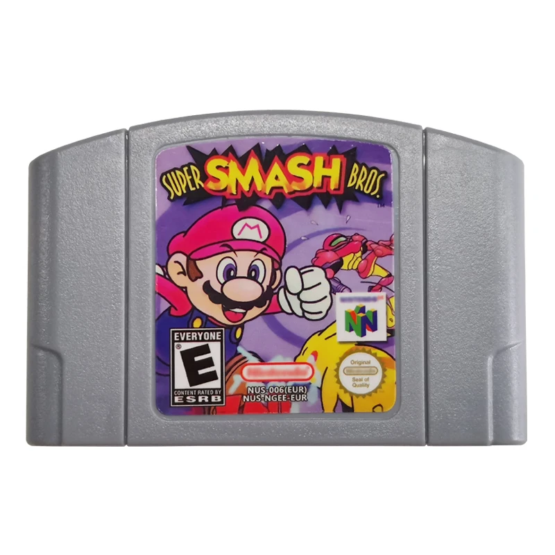  NTSC US версия N64 игровая Карта SUPER SMASH BROS 64mb Graphic картридж карта для Nintendo