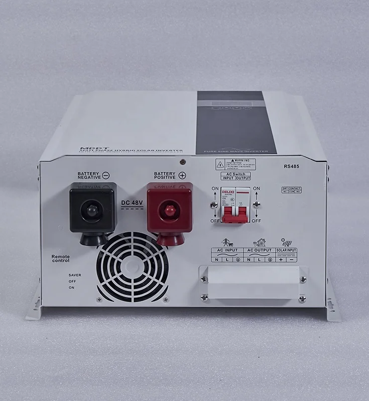 Low Frequency UPS backup inverter with AC charger MPPT hybrid solar split phase 48V inverter 5kw 5000w 120V/240V 110V/220V