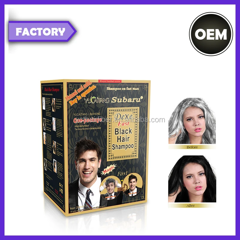 DEXE Original Subaru Black Hair Shampoo Magic Hair Dye Make Hair Black in 5Mins