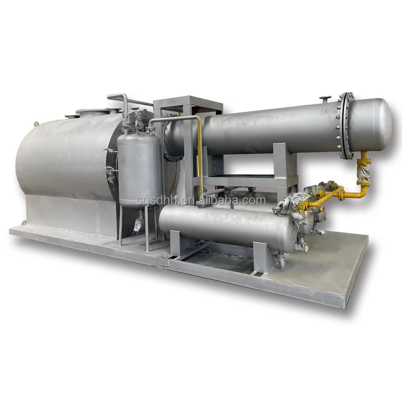 100Tons capacity running in Myanmar mini crude oil refinery