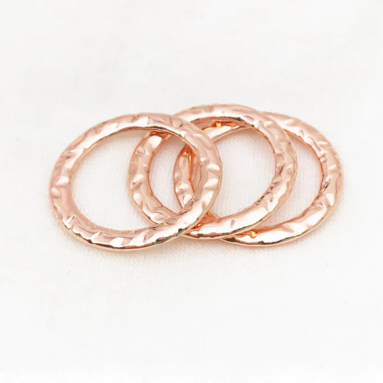 Custom Fashion Swimwear Metal Bra O Ring Sliders Hooks For Swimwear Metal Ring Buckle