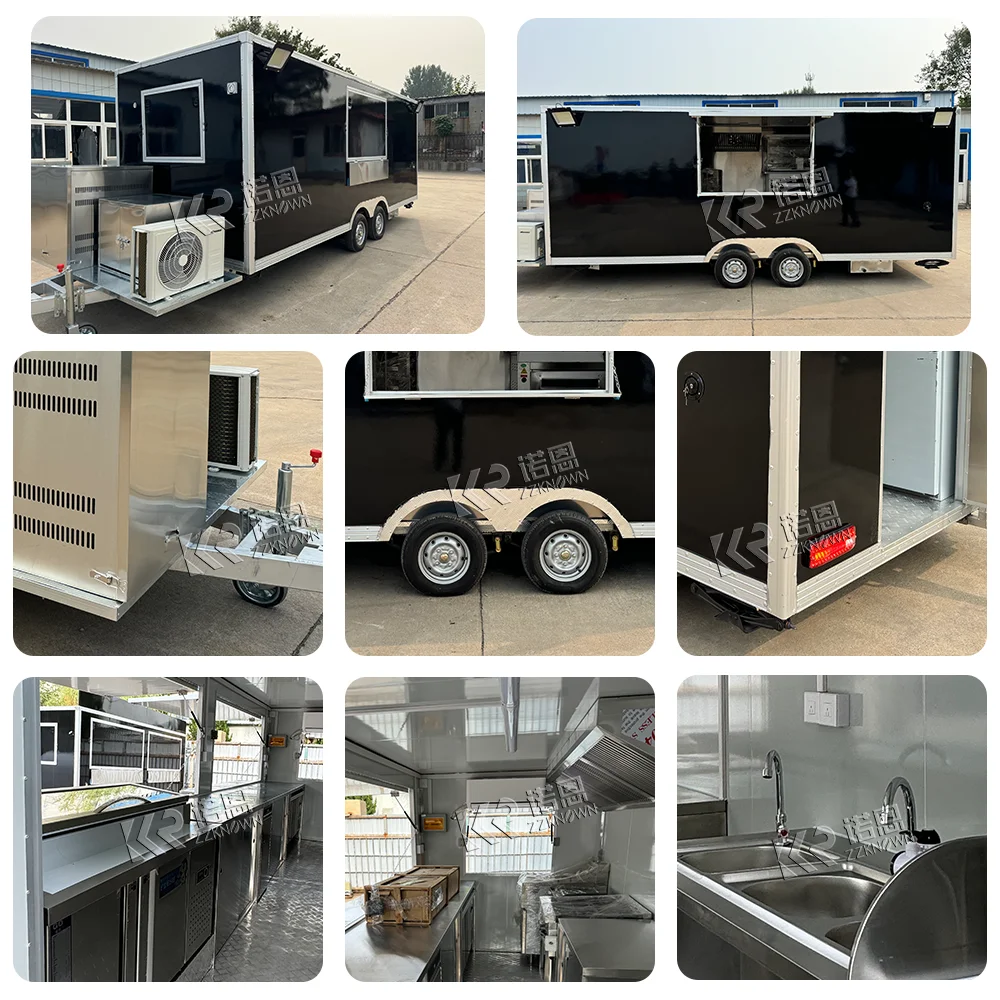 2024 New Design Fashionable Taco Food Truck For Coffee Machine Triporteur Food Truck Multifunctional Food Cart Truck