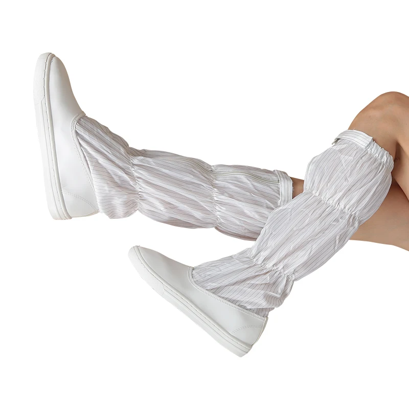 Good Quality ESD Safety Cleanroom Shoes Anti Static Shoes esd long work pvc pu autoclavable boots