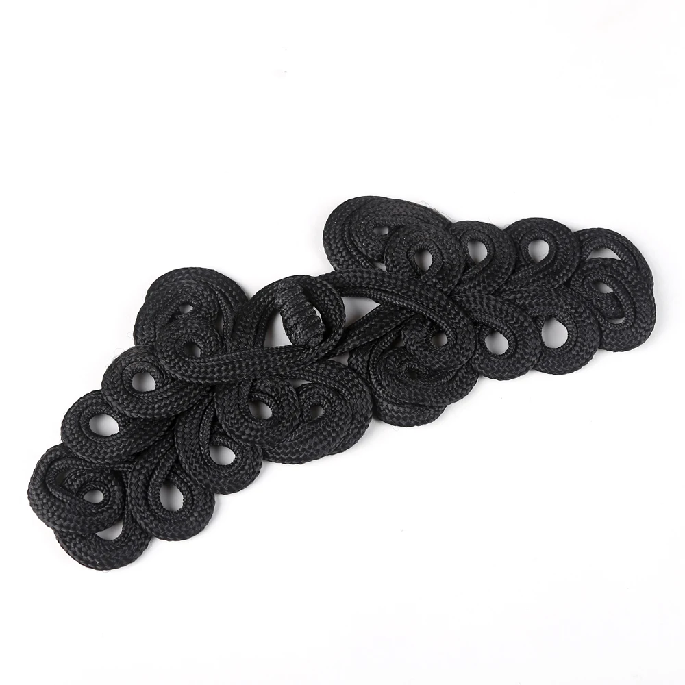 Big Gold big Pipa shape frog button Hot Sale Chinese knot closures buttons garment fabric weave button