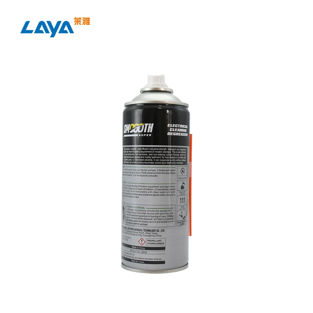 Strong oil remover aerosol cleaning spray for electrical appliances electrical cleaning degreaser
